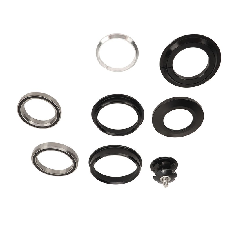 Bicycle Front Fork Bowl Set Aluminum Alloy Dual Bearings Mountain
