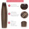 Loxxy Human Hair Extensions Glam Seamless Clip in Hair Extensions