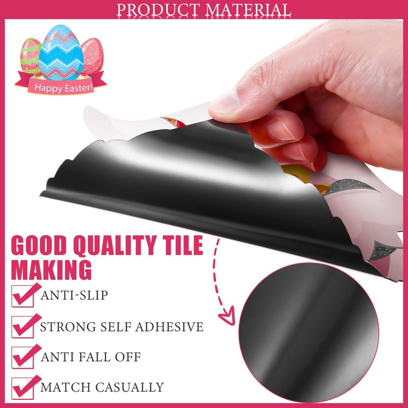 16 Pieces Happy Easter Bunny Refrigerator Magnets Fridge Magnet Sticker