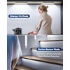 Brightever Under Cabinet Lighting, LED Battery Operated Rechargeable Motion Sensor