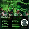 2 Pack 9.85 FT St Patrick's Day Garland with Green