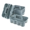 Bringer Set of 6 Plastic Cleaning Caddy Carry Caddy for