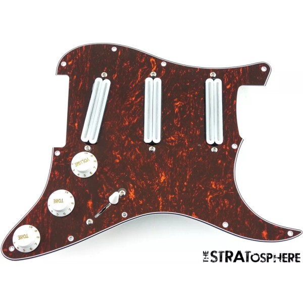 The STRATosphere *NEW High Output Rails LOADED PICKGUARD for Fender