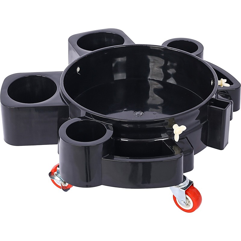 Yellowcat Removable 5 Gallon Rolling Bucket Dolly for Car Wash