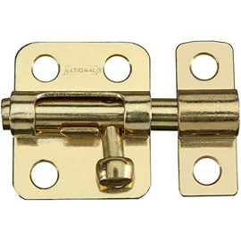 National Hardware N151-266 V833 Window Bolt in Brass,2 Inch