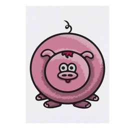 Azeeda 'Schwein' Temporäres Tattoo - Hautfreundlicher & Ungiftiger Abziehbild · Wasserfest (TO00036226)