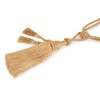 MALOINTEX 2 Pack Curtain Dual Tassel Tiebacks Tie-Backs, Handmade Rope