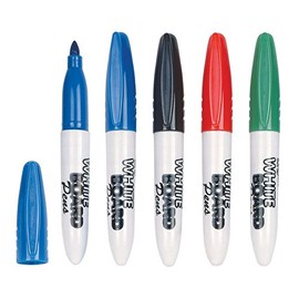Helix 745604 4 Mini Whiteboard Pen Assorted