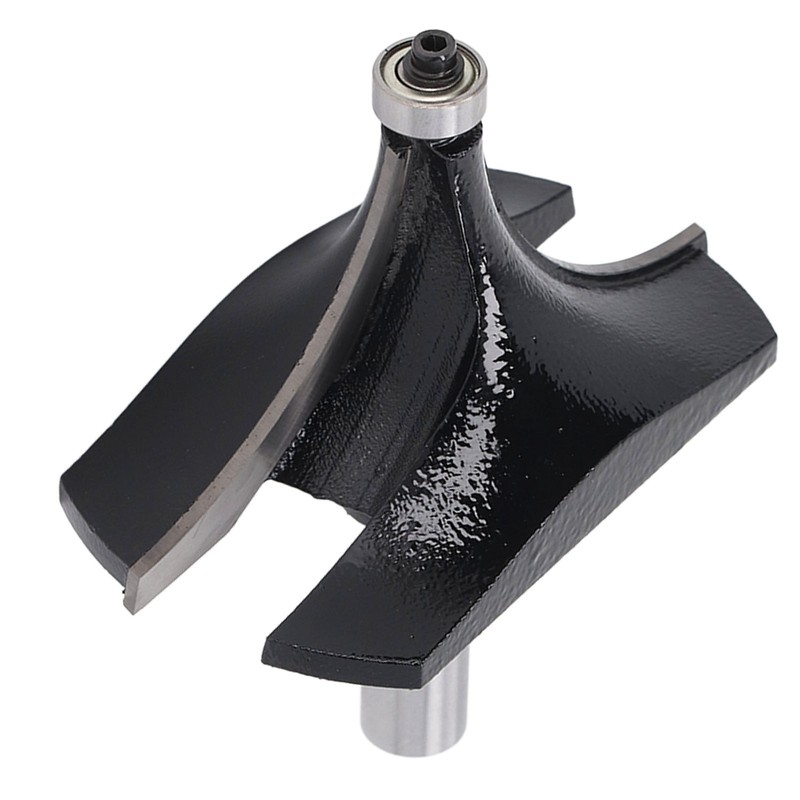 Roundover Router Bit 1/2in Shank 1/2x3‑1/2 Tungsten Carbide Round Over