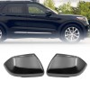 Gloss Black Side Mirror Cover Cap For 2020-2025 Ford Explorer