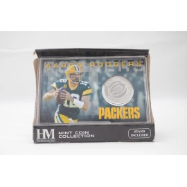 Highland Mint The Highland Mint Coin Collection Aaron Rodgers Stand Included New in Box
