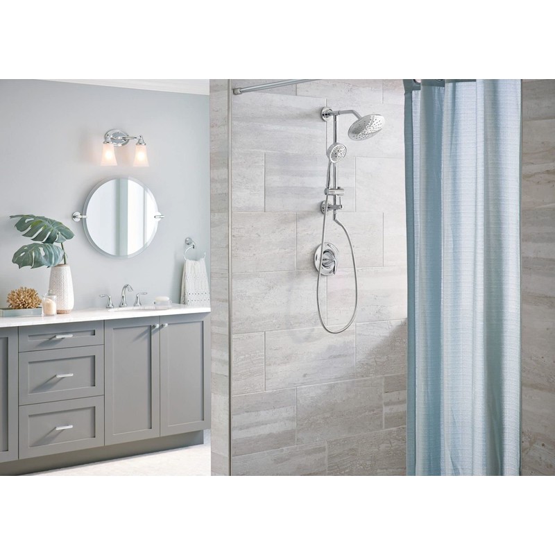 Moen Chrome Replacement 4-Function Eco-Performance Handheld Showerhead, 164927
