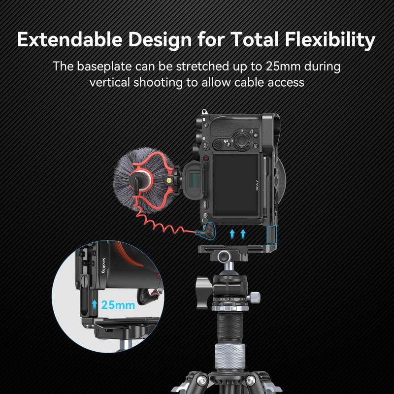 SMALLRIG A7 IV / A7S III / A1 L-Bracket for