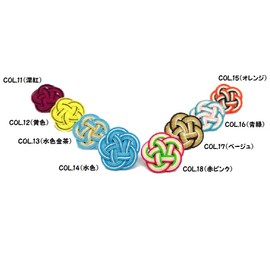 MUSUBINO 19066-TKP01 Men's Lapel Pin, Stylish, Made in Japan, Gift, Present, Tack Pin, Brooch, Pin, Mizuhiki, Water Drawing, Bond, Amulet, Fate, Improve Fortune, Increase Fortune, Made in Japan,