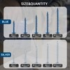 680 pcs Pocket Hole Screws Assortment Kit, 5 Sizes Blue