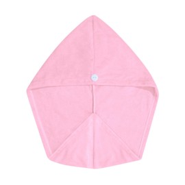 Nykaa Naturals Microfiber Hair Towel Wrap - Lightweight, Absorbent Material Gentle on Hair Cuticles, Prevents Frizz - Pink - 1 pc