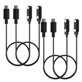 Seltureone 4 Pack USB-C Charger Compatible with PLAUD Note AI Voice Recorder Only, Plaud Replacement Charger 2FT Magnetic Charging Cable Accessories for PLAUD Note AI Voice Recorder