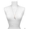 Delight Jewelry Silvertone Peace with AB Crystal and Dove -