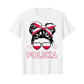 Toddler Girl Polska-Shirt Polish Flag Poland Kid Youth Women T-Shirt