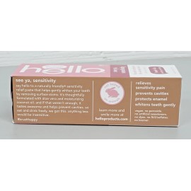 hello (VEGAN) Hello See Ya Sensitivity Toothpaste w/Fluoride - Sensitive Teeth 2 PACK