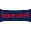hünersdorff 955200 Universaltrichter 205mm mit Griff, Spritzschutz & Sieb, rot,
