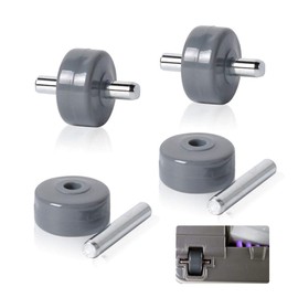 KeeTidy Replacement Wheels for Shark Vacuum Cleaner Compatible with Models NV341, NV350, NV351, NV352, NV355, NV356e, NV500, NV501, NV502 More (2 Pairs)