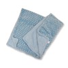 Baby Diamond Wrap Blanket with Sherpa Back - Pink and