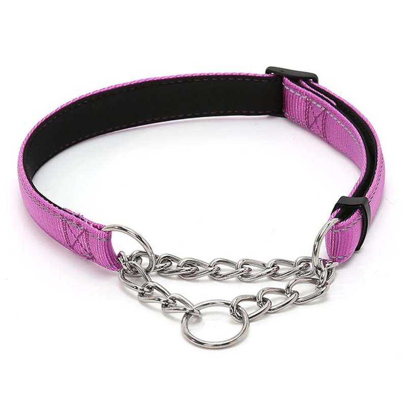 LOS ANDES Dog Choke Collar Martingale Collar with Limited Chain