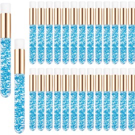 Crystal Lash Shampoo Pinceles- Cepillo de Limpieza de Pestañas Cepillos de Maquillaje Suave para Extensiones de Pestañas Limpiadoras, Cepillo de Limpieza Profunda de Poros de Nariz