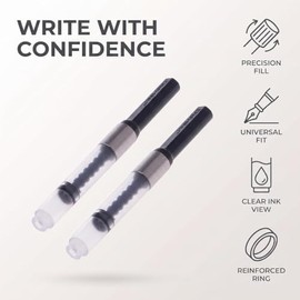 3Pcs Universal Fountain Pen Ink Converter Standard Push Piston Fill InkAbsorber and Writing and Correction Supplies Pens and Refills Office Supplies