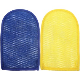 Beaupretty 2 Uds Guantes de Baño Guantes Exfoliantes Ducha Depurador Toallas Depuradores Corporales para Mujeres Y Hombres