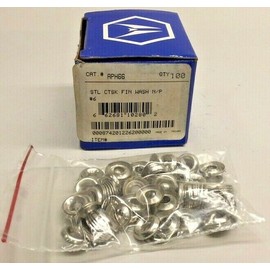 Washer APH66-100 Countersunk #6 Finishing Washer (Pack of 100) Nickel Plated