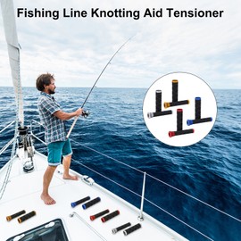 Fishing Knot Puller Tool Assist, Metal FG GT Knot Puller Tool Fishing Line Knotting Device Tension Line Dragger for Fishing (Blue)