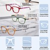 WEMOOTANTS 3 Packs Women's 2.75 Reading Glasses Ladies Colorful Readers