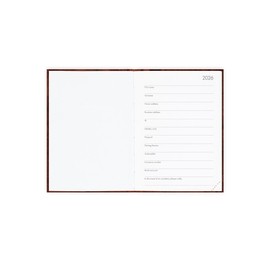Legami - Small Daily Calendar 2026, Vintage Book, 12 Months, Elastic Closure, Diary from January 2026 to December 2026, Made from FSC Certified Paper, 9.5 x 13.5 cm