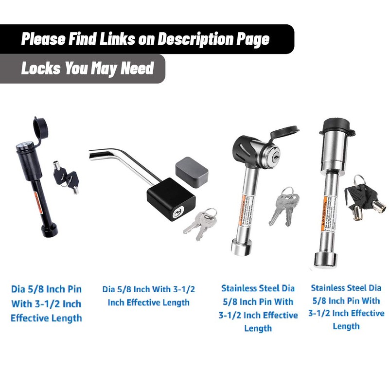 CZC AUTO Red Lens Trailer Hitch Cover with 12 LED