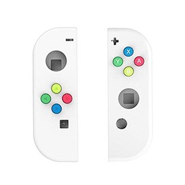 SHEAWA Switch Joy-Con用 交換ケース ボタンカバー付 改造 修理 着せ替えケース カバー スイッチジョイコン用 (ホワイト)