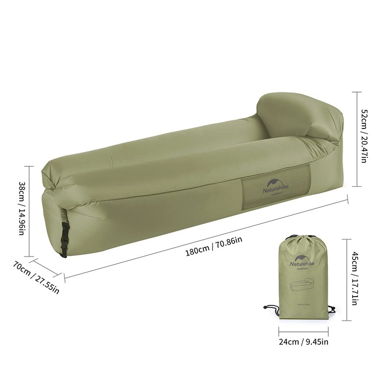 Naturehike Air Lounger, Waterproof Air Sofa with Portable Package, Lazy
