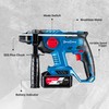 DongCheng 20V Max Cordless Rotary Hammer Drill, 7/8" SDS-Plus, 4