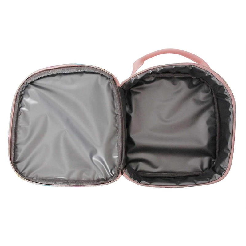OMG! Accessories B-Fly Glitter Butterfly Insulated Lunch Tote, Pink