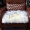 OKAYDA Natural Australian Sheepskin Seat Cousion Luxury Lambskin Chair Pad,Soft