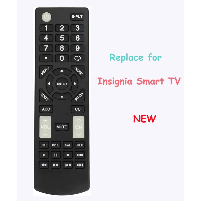 Unbranded New Remote Control Replace for Insignia LED LCD TV