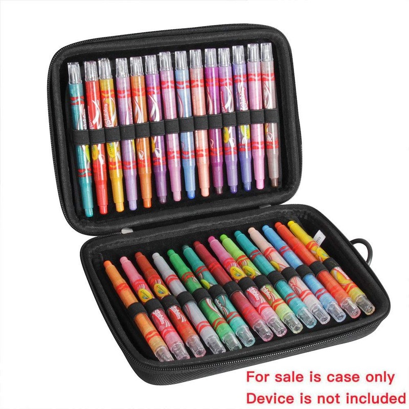 Hermitshell Travel Case for Crayola Twistables Crayons Coloring Set, Age
