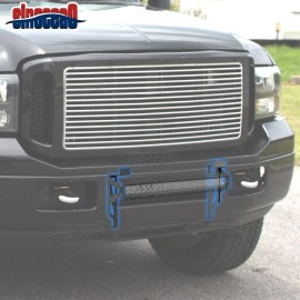 SI 22" LED Light Bar Lower Bumper Mount For 2005-2007 Ford Superduty F-250 F-350