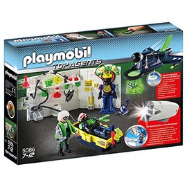 PLAYMOBIL 5086 Agent Lab with Aeroplane