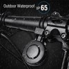 Waterproof Bicycle Horn USB Rechargeable Bike Ring Bell for 22‑31.8mm