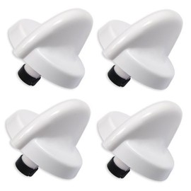 First4spares Control Knobs for Belling Oven/Cooker/Hobs (White, Pack of 4)