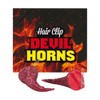 Bristol Novelty BA915 Devil Horn Hair Clips, Womens, One Size