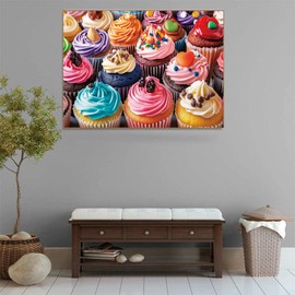 500 Piece Puzzles for Adults Ice Cream Cupcakes 20.5 x 15 Inch 500 Jigsaw Puzzles for Kids Adults Puzzles 500 Pieces for Adults Holiday Educational Challenge Toy
