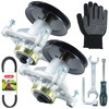 GELASKA 2 Pack 604214 Spindle Assembly with 603987 Spindle Pulley